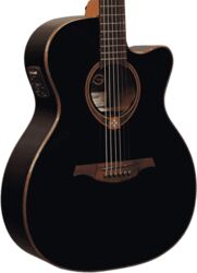 Folk guitar Lag Tramontane T118ACE - Black