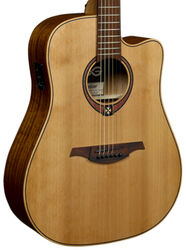 Folk guitar Lag T170DCE Tramontane - Naturel