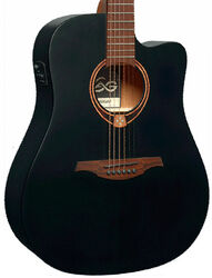 Electro acoustic guitar Lag Tramontane T70DCE - Noir satin