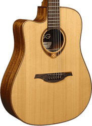 Folk guitar Lag Tramontane TL118DCE Left Hand - Naturel