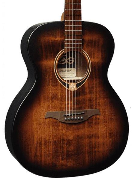 Folk guitar Lag Tramontane T70A - Noir & brun