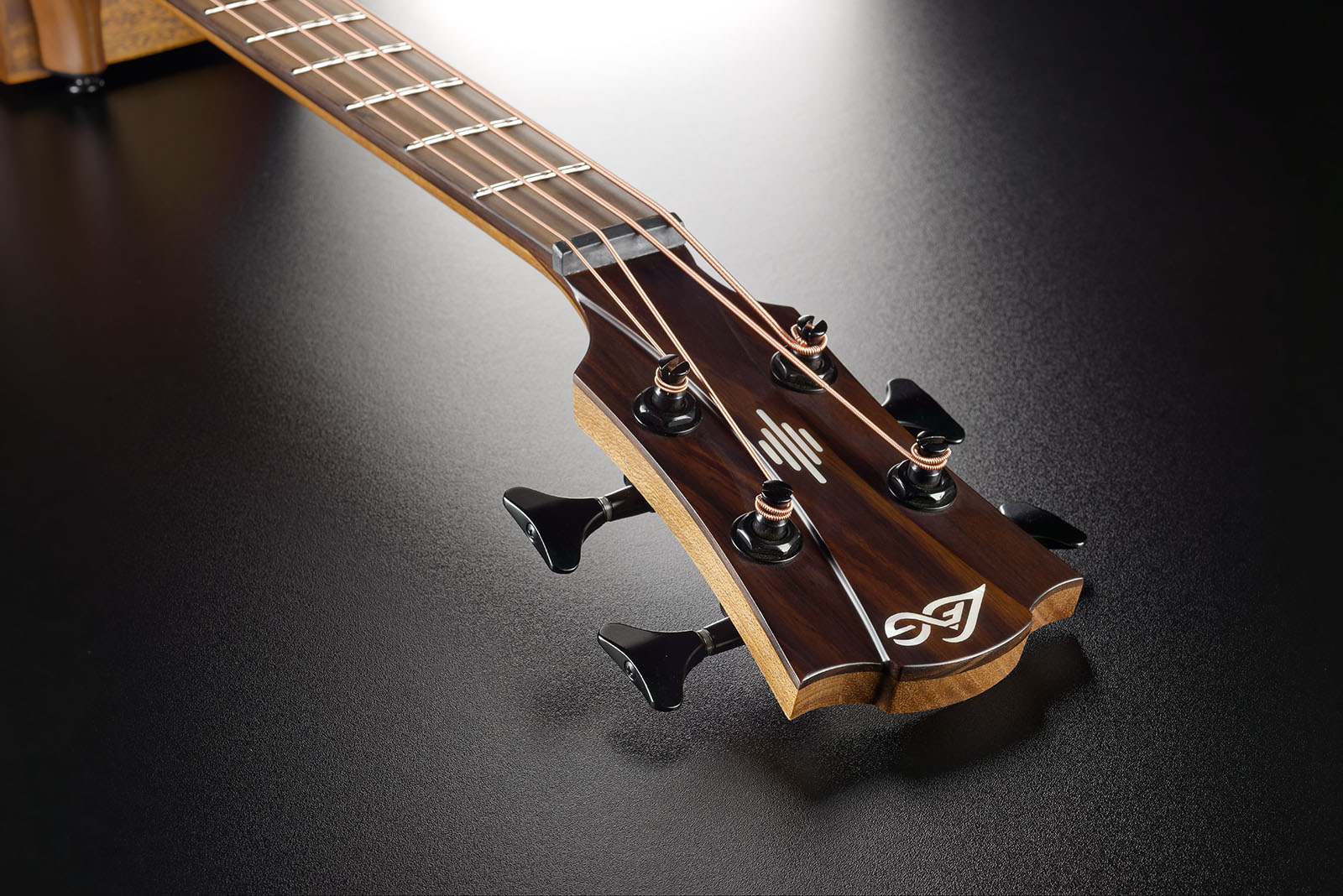 Lag Hv10bce Hyvibe H2 Bass Cw Shsc Cedre Khaya Bra - Natural - Acoustic bass - Variation 5