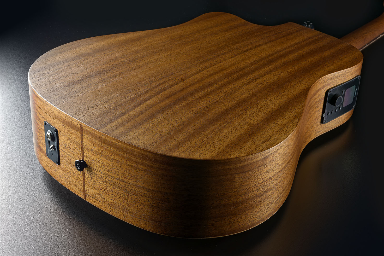 Lag Hv10dce Hyvibe H2 Dreadnought Cw Cedre Khaya Bra - Natural - Folk guitar - Variation 4