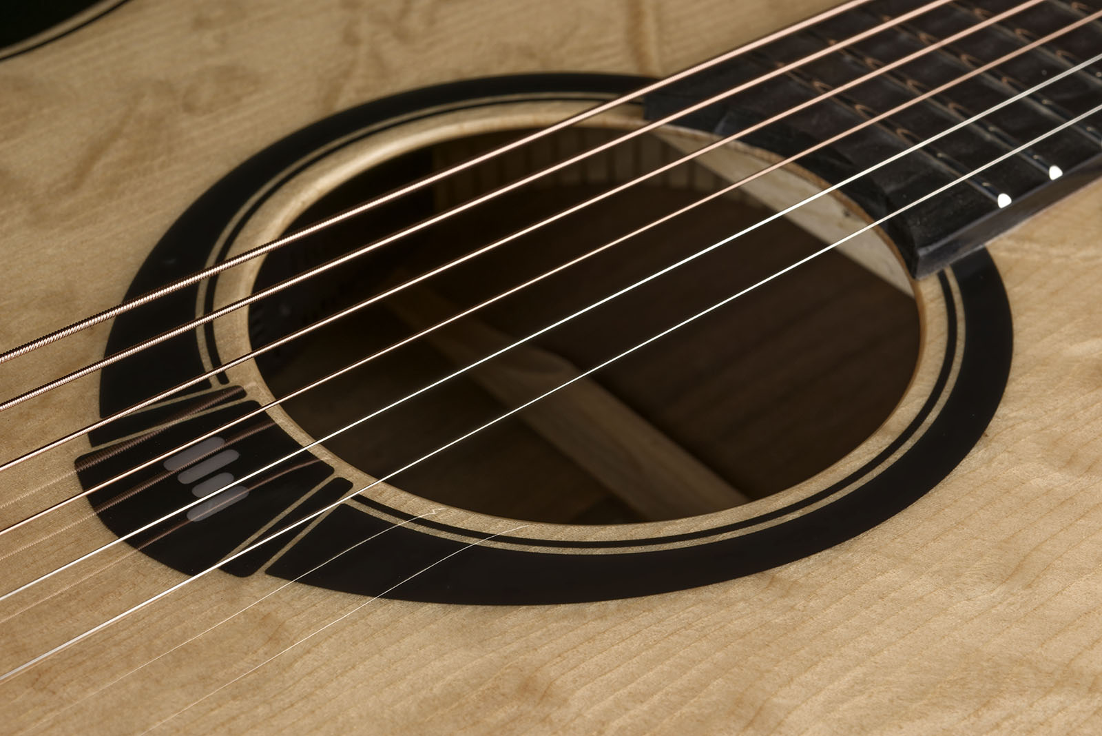 Lag Hv30ace Hyvibe H2 Auditorium Cw Epicea Bokote Bkbr - Natural - Folk guitar - Variation 4