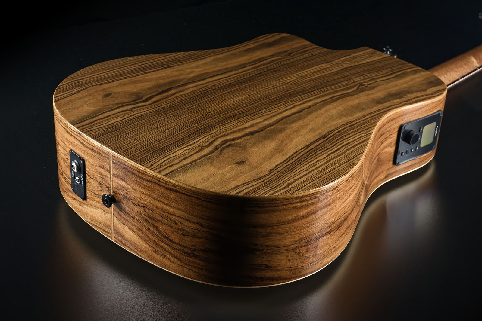 Lag Hv30dce Hyvibe H2 Dreadnought Epicea Bokote Bkbr - Natural - Folk guitar - Variation 4