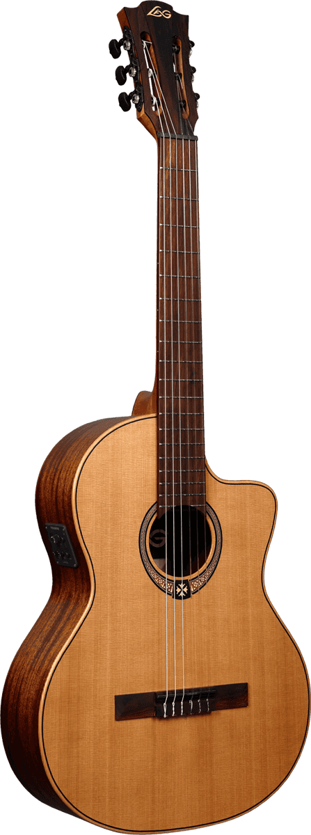 Lag Occitania Oc170ce 4/4 Cw Cedre Khaya Rw - Naturel Satin - Classical guitar 4/4 size - Variation 2