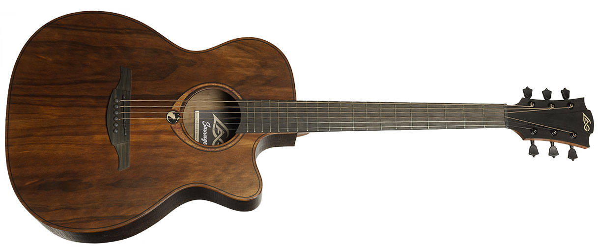 Lag Sauvage Ace Auditorium Cw Pale Brankowood Tramontane Eucalyptus Brb - Naturel - Electro acoustic guitar - Variation 1