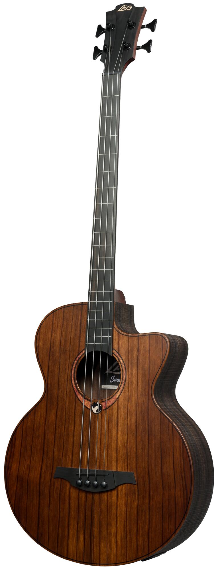 Lag Sauvage Basse Fretless Electro Br - Natural - Acoustic bass - Variation 1