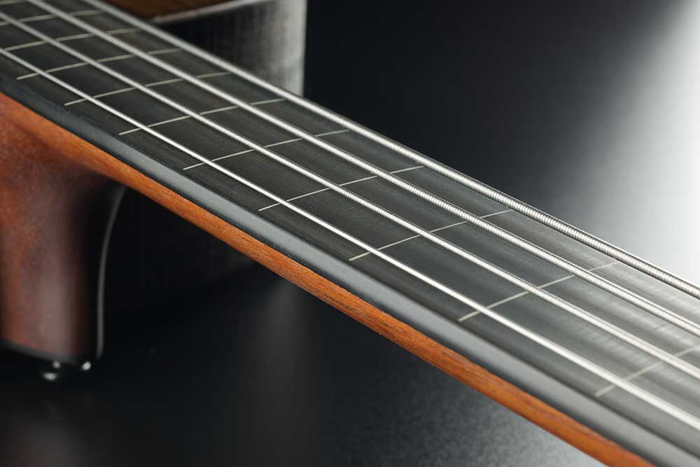 Lag Sauvage Basse Fretless Electro Br - Natural - Acoustic bass - Variation 2