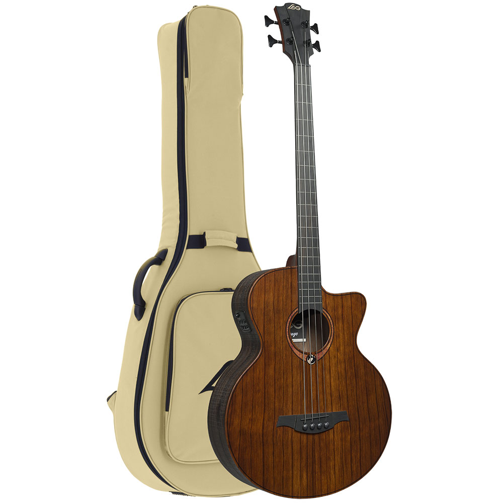 Lag Sauvage Basse Fretless Electro Br - Natural - Acoustic bass - Variation 5