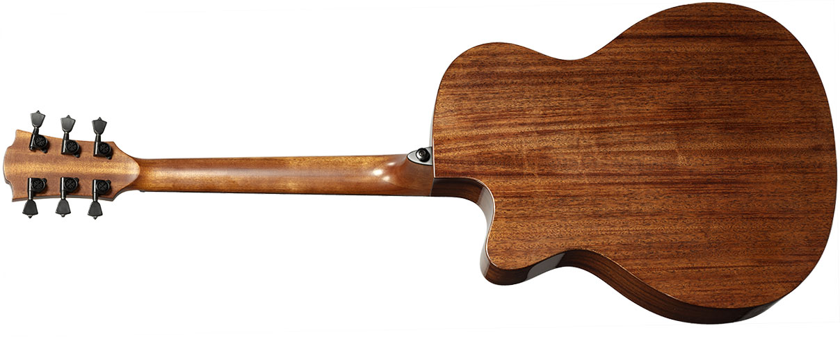 Lag T-red Ace Ltd Auditorium Cedre Khaya Brbw - Red Burst - Folk guitar - Variation 1