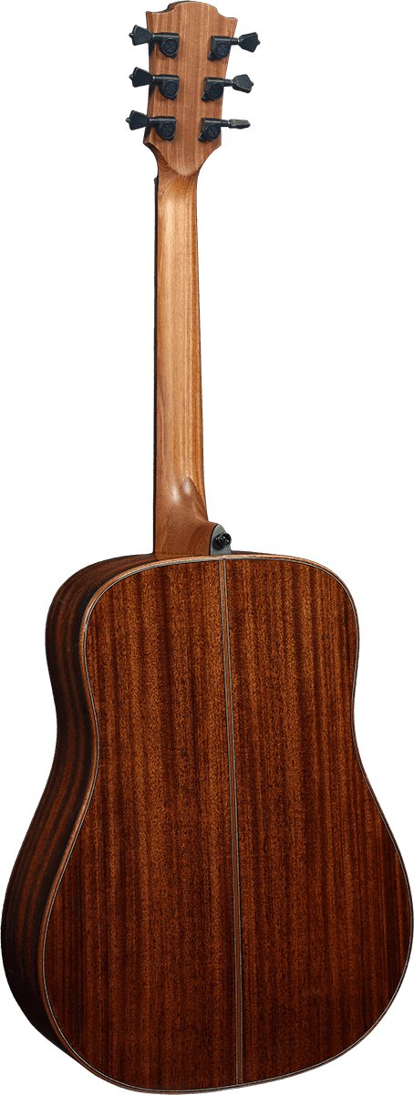 Lag T118d Tramontane Dreadnought Cedre Khaya - Brown Shadow - Acoustic guitar & electro - Variation 2