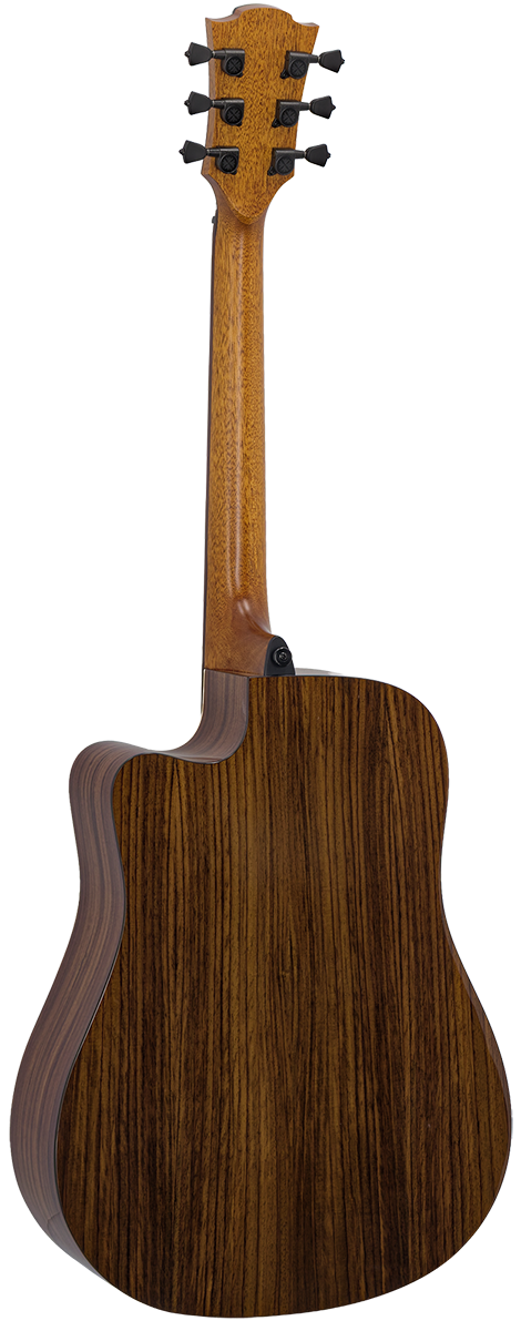 Lag T218 Dce Dreadnought Epicea Palissandre Br - Natural - Folk guitar - Variation 2