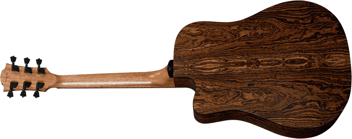 Lag T270dce Tramontane Dreadnought Cw Epicea Snakewood - Naturel - Electro acoustic guitar - Variation 2