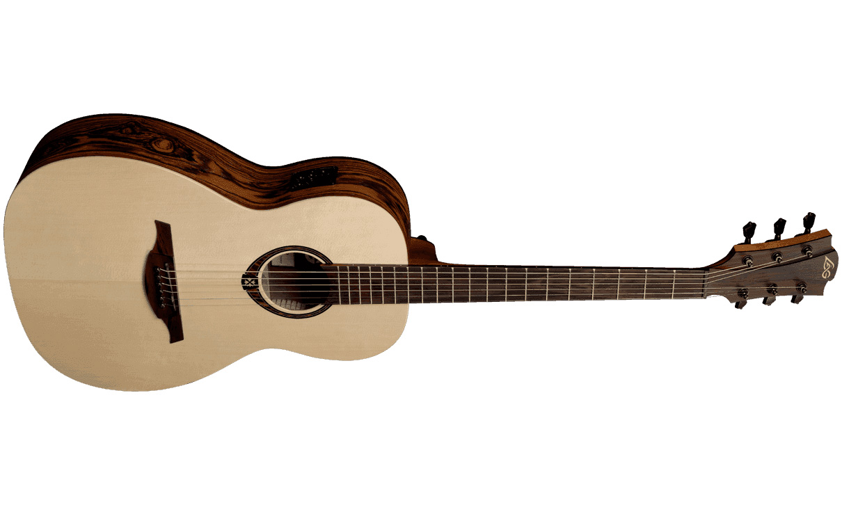 Lag T270pe Tramontane Parlor Epicea Snakewood - Natural - Acoustic guitar & electro - Variation 1