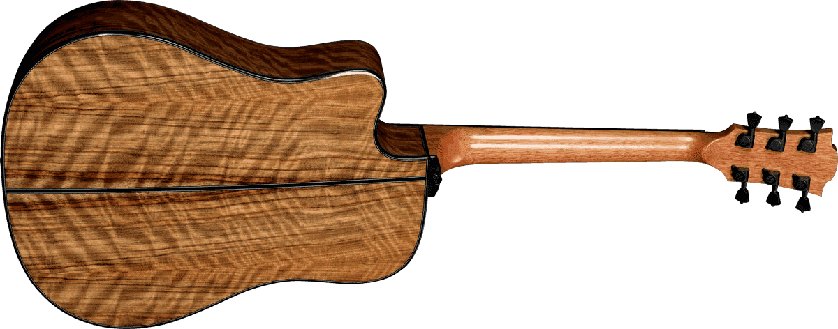 Lag T318dce Tramontane Dreadnought Cw Epicea Ovangkol Bro - Naturel - Electro acoustic guitar - Variation 1