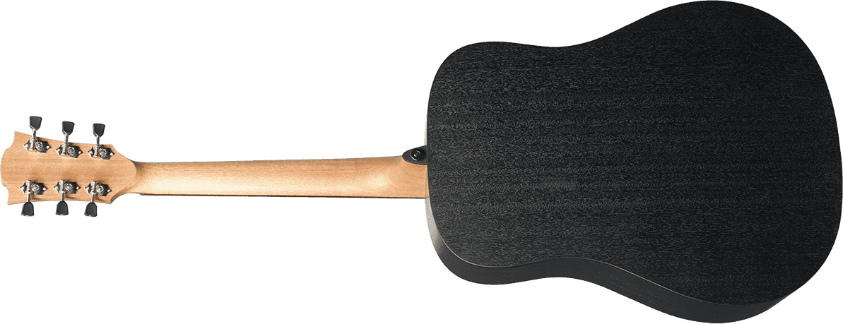 Lag T70d Tramontane Dreadnought Epicea Sapele Bro - Noir & Brun - Acoustic guitar & electro - Variation 1