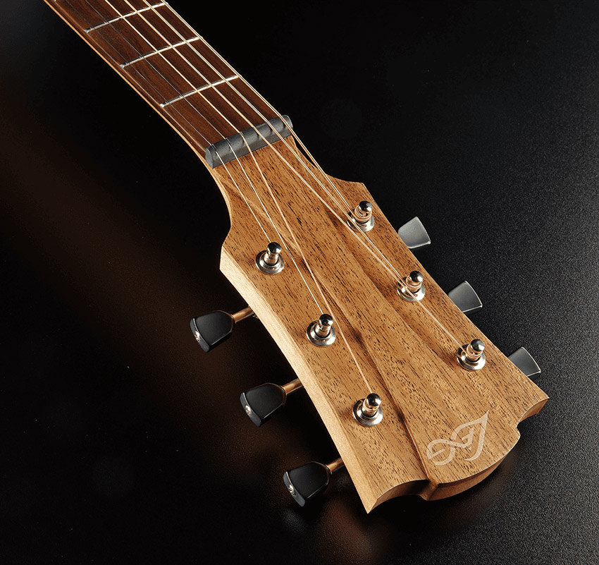 Lag T70d Tramontane Dreadnought Epicea Sapele Bro - Noir & Brun - Acoustic guitar & electro - Variation 3