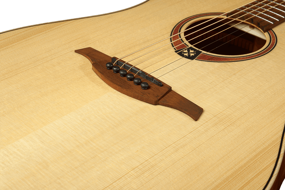 Lag T70d Tramontane Dreadnought Epicea Swietenia Bro - Naturel - Acoustic guitar & electro - Variation 2