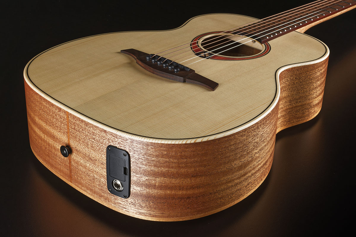 Lag T70te Travel Epicea Khaya Brb - Natural - Folk guitar - Variation 2