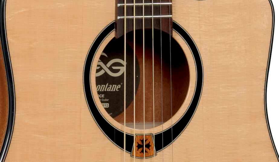 Lag T80dce Tramontane Dreadnought Cw Epicea Khaya - Natural - Acoustic guitar & electro - Variation 2