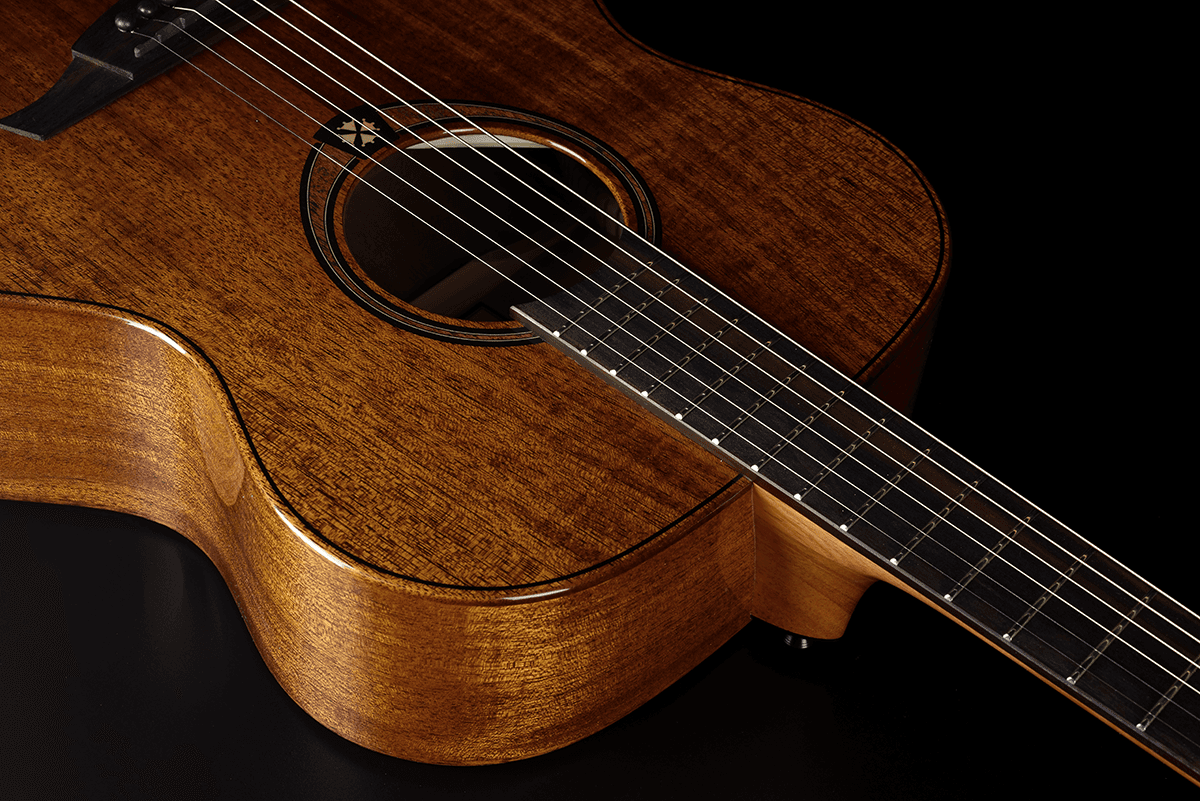 Lag T98a Tramontane Auditorium Tout Khaya Bro - Natural - Acoustic guitar & electro - Variation 4