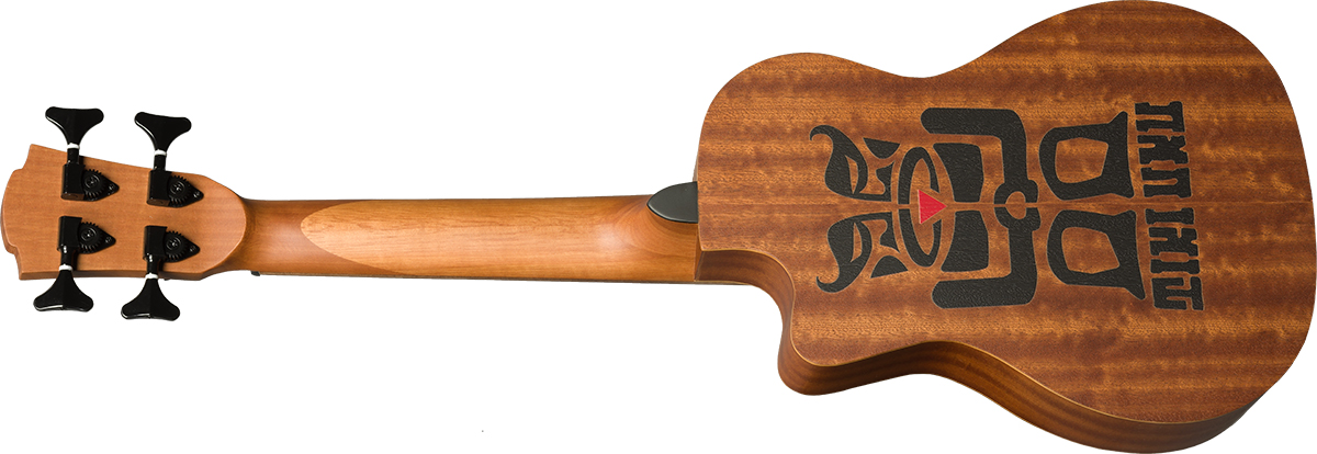 Lag Tkb150fce Mini Bass Fretless Tiki Cw Epicea Acajou +housse - Natural - Acoustic bass - Variation 1
