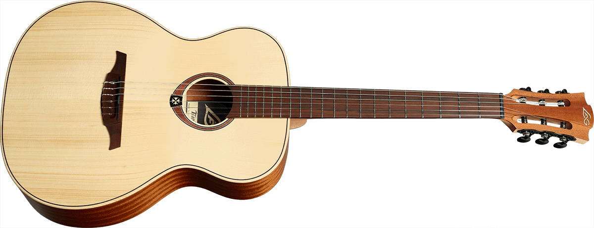 Lag Tramontane Tn70a Epicea Khaya Brbw - Natural - Classical guitar 4/4 size - Variation 1