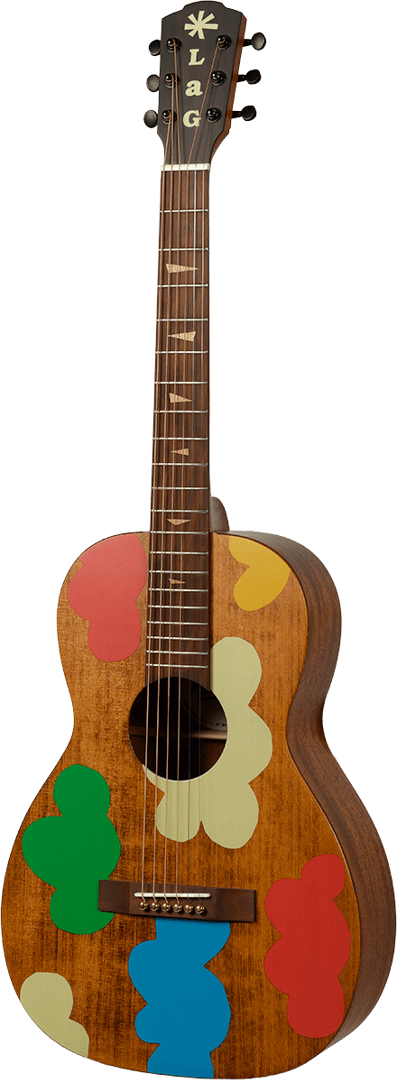 Lag Vianney Travel Signature Edition Limitee Telethon  Epicea Acajou - Naturel - Travel acoustic guitar - Variation 1