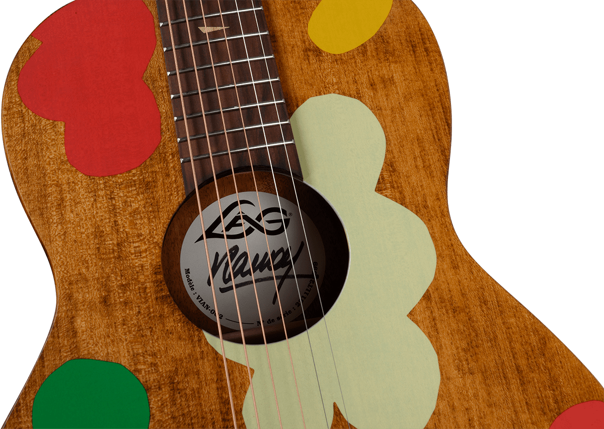 Lag Vianney Travel Signature Edition Limitee Telethon  Epicea Acajou - Naturel - Travel acoustic guitar - Variation 3