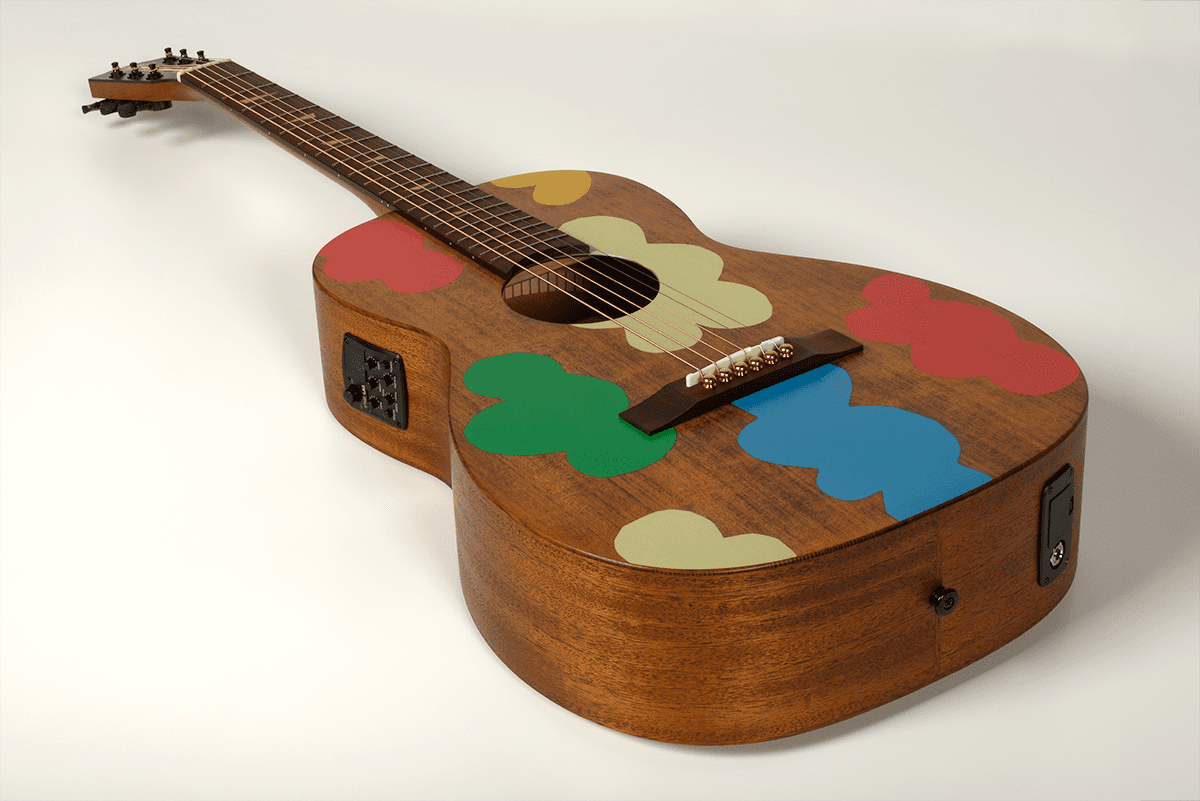 Lag Vianney Travel Signature Edition Limitee Telethon  Epicea Acajou - Naturel - Travel acoustic guitar - Variation 4