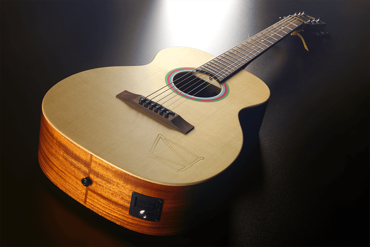 Lag Vianney Travel Signature Epicea Acajou - Natural Satin - Travel acoustic guitar - Variation 2