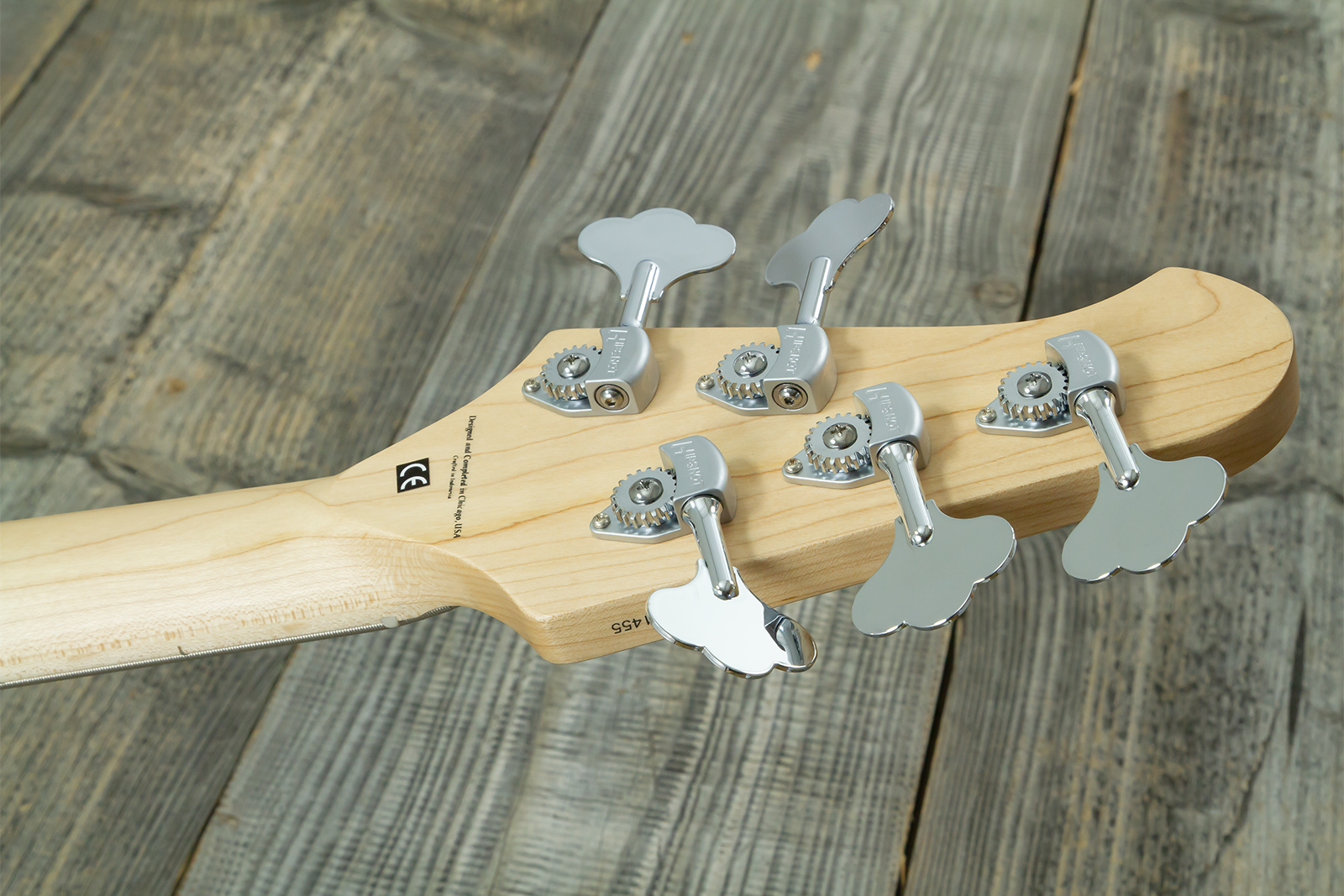 Lakland 55-02 Deluxe Qmt Skyline 5c Active Mn - Solid body electric bass - Variation 10