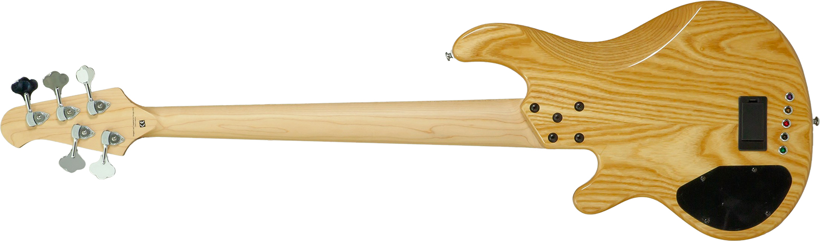 Lakland 55-02 Deluxe Qmt Skyline 5c Active Mn - Solid body electric bass - Variation 1