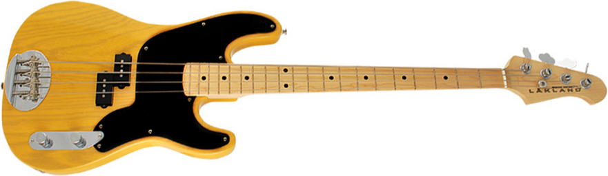 Lakland 44-51m Skyline Mn Split Coil - Butterscotch - Solid body electric bass - Main picture
