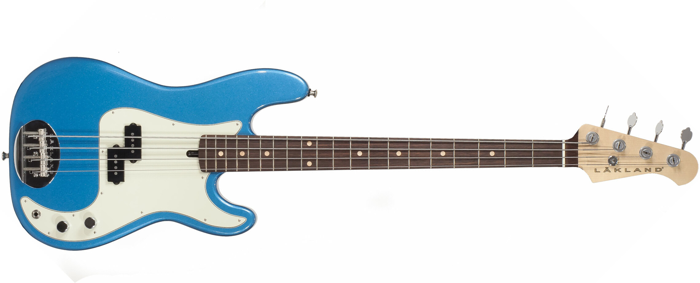 Lakland Adam Clayton 44-64 Usa Signature Precision Bass Rw - Lake Placid Blue - Solid body electric bass - Main picture