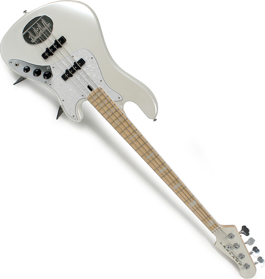 Lakland Darryl Jones Signature Dj4 Skyline 4 Cordes Mn White Pearl - Solid body electric bass - Main picture