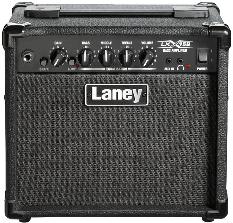 Laney Lx15b 15w 2x5 2016 Black - Bass combo amp - Main picture