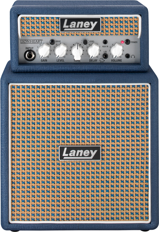 Laney Ministack-lionheart 6w 4x3 Blue - Mini guitar amp - Main picture