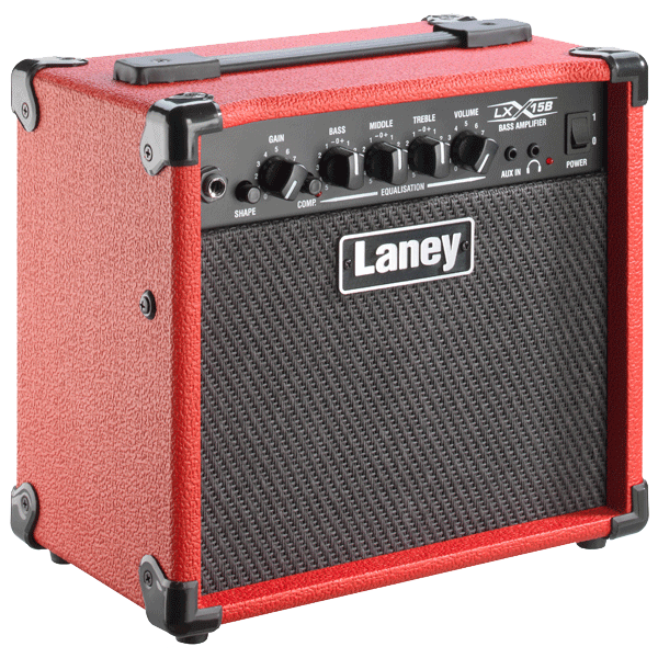 Laney Lx15b 15w 2x5 Red 2016 - Bass combo amp - Variation 1