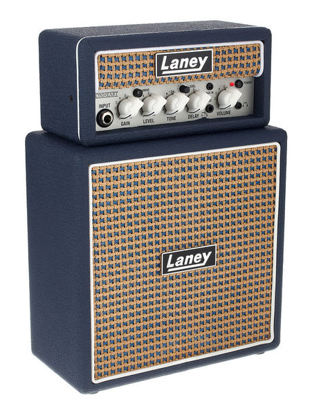 Laney Ministack-lionheart 6w 4x3 Blue - Mini guitar amp - Variation 1