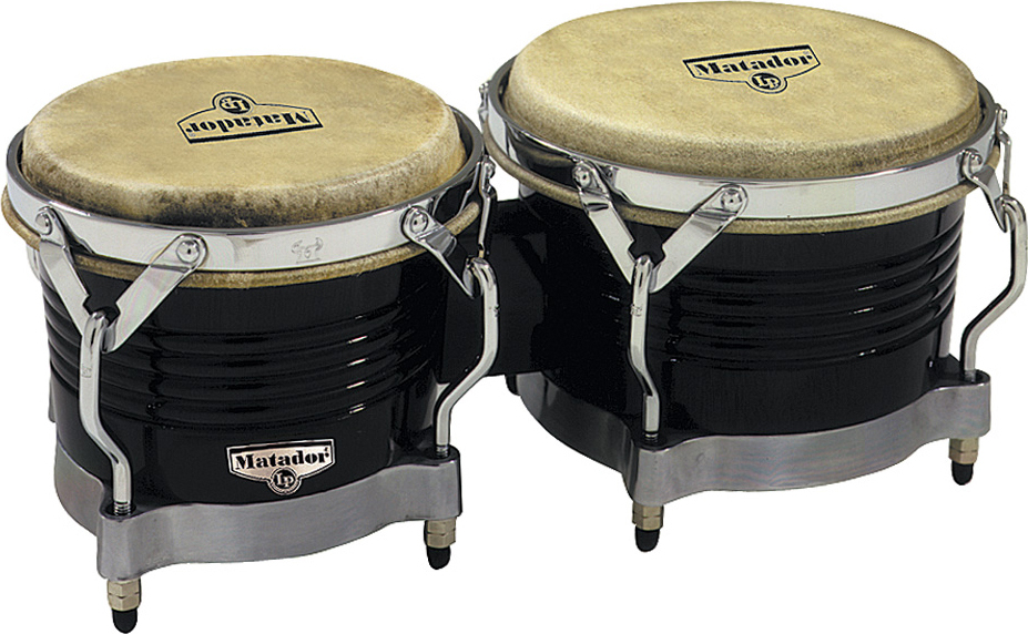 Latin Percussion M201bkwc Matador Noir Chrome - Bongo - Main picture