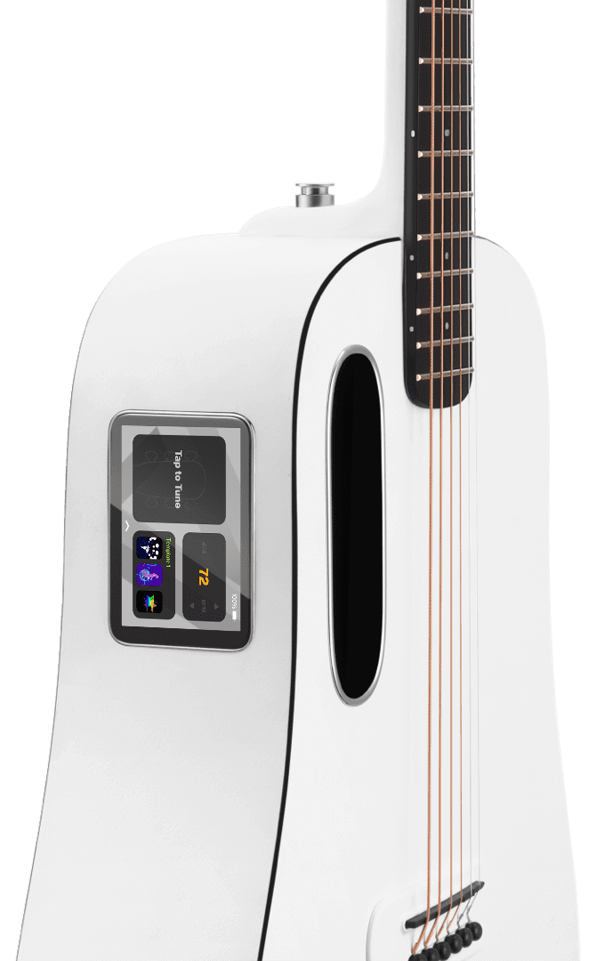 Lava Music Blue Lava Touch +airflow Bag - Sail White - Electro acoustic guitar - Variation 1