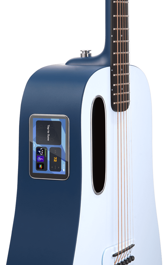 Lava Music Blue Lava Touch +airflow Bag - Ice Blue - Electro acoustic guitar - Variation 1