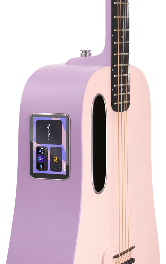 Lava Music Blue Lava Touch +airflow Bag - Coral Pink - Electro acoustic guitar - Variation 1