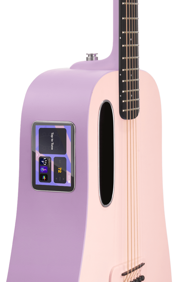Lava music Blue Lava Touch With Airflow Bag coral pink Folk guitar