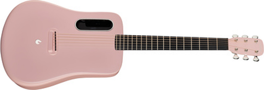 Lava Me 2 Freeboost - pink Travel acoustic guitar Lava music