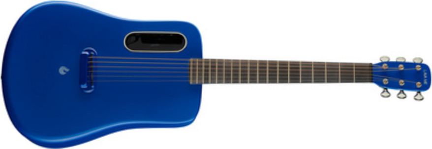 Lava Music Lava Me 2 Freeboost +housse - Blue - Travel acoustic guitar - Main picture