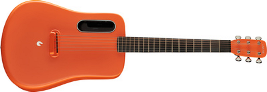 Lava Music Lava Me 2 Freeboost +housse - Orange - Travel acoustic guitar - Main picture