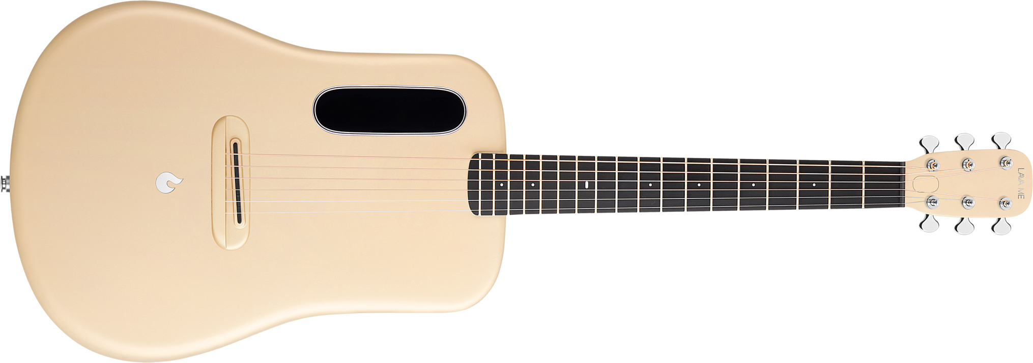 Lava Music Lava Me 4 Carbon 36 +space Bag - Soft Gold - Travel acoustic guitar - Main picture